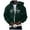 Dark Green, variant on Hoodies Sweatshirts for Men Letter Print Full Zip Winter Fashion Jacket Coat With Pocket Casual Sweatshirts Shirts