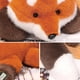 thumbnail image 5 of Peluche PASHMAIRE con forma de zorro pesado de 65 cm, supersuave para niños, 5 of 7