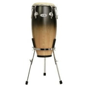 Toca Synergy Deluxe 10" &11" Conga Set, 28" Tall, Chrome Hardware & Basket Stands, Remo Heads, Coffe