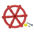 thumbnail image 4 of Fiocias Volant de Navire Pirate Maison de Jeu Extérieure Volant de Navire Pirate pour Enfants Jouet de Volant de Gym Accessoires de Terrain de Jeu Encourageant l'Exercice Extérieur Convient à la Cabane dans les Arbres Cour Arrière Rouge, 4 of 8