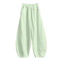 thumbnail image 4 of Kureaily Women's Low Crotch Pants Trousers Loose Large Size Spring And Summer Casual Wide Version Women Lightweight Pants, 4 of 4