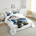 thumbnail image 3 of jejeloiu Cartoon Gnome Full Size Comforter Sets,Merry Christmas Bedding Comforter Set,Xmas Berry Leaves Bedding Sets For Boys Girls,Luxury Bedroom Decor,3-Piece, 3 of 8