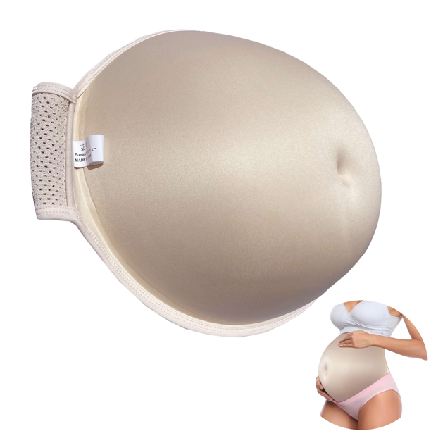 BIMEI Fake Pregnant Belly Sponge Velcro Closure Lightweight Adjustable