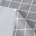 thumbnail image 3 of Checkered Vinyl Rectangle Tablecloth - 60 x 102 Inch - 100% Waterproof Oil Proof Spill Proof PVC Table Cloth, Wipe Clean Table Cover for Dining Table, Buffet Parties and Camping, Grey, 3 of 6