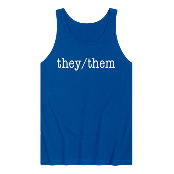 Instant Message - They Them Pronouns Graphic Tank Top