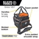 thumbnail image 3 of Bolsa para herramientas Klein Tools 5541610-14 con 40 bolsillos y correa, 3 of 9
