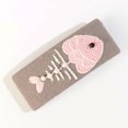 thumbnail image 3 of Coofit Embroidery Kit Creative Fish Floral Needlework Kit DIY Hair Clip with Hoop, 3 of 10