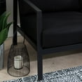 thumbnail image 5 of Linon Arlington Outdoor Loveseat, Black, 5 of 15