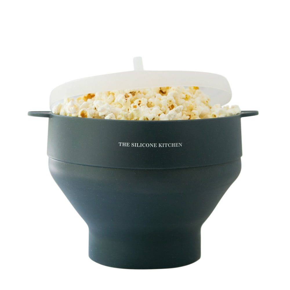 The Silicone Kitchen Silicone Microwave Popcorn Maker Collapsible
