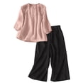 thumbnail image 3 of Linen Sets For Women 2 Piece，Conjunto De Lino Para Mujer Embroidered Top And Capri Pants Beach Vacation Clothes Cotton Two Piece Sets Boho Linen Outfits Women 2 Piece Linen Lounge Sets, 3 of 8