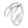thumbnail image 1 of Anillo abierto ajustable con diseño de hoja para mujer, 1 of 7