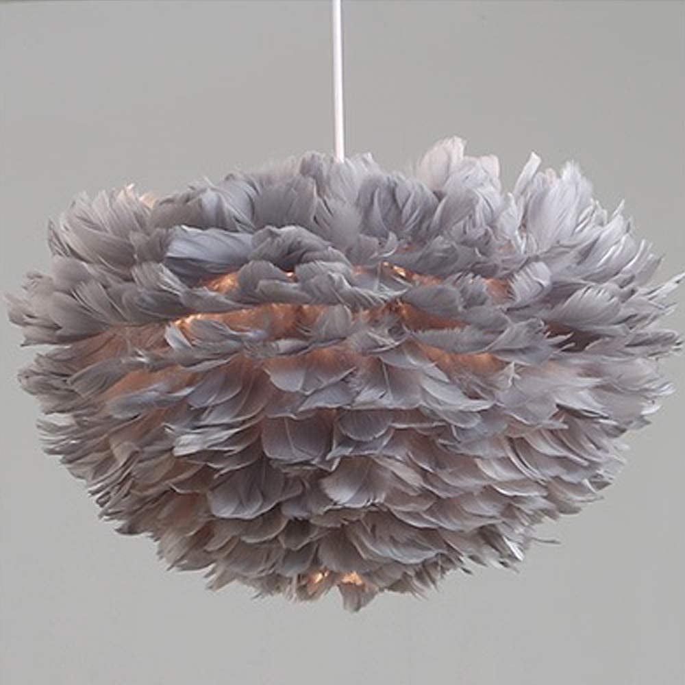 fluffy light shade grey