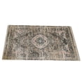 thumbnail image 3 of Machine Made Polyester 1'8''x2'10'' Durable Indoor Outdoor Rectangular Washable Oriental Pattern Footmat MFM091, 3 of 6