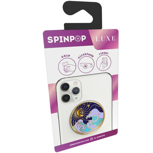Spinpop Luxe Enamel Phone Grip, SP Phone Grip