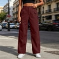 thumbnail image 3 of Aeguzox Womens Pants High Waist Casual Jogger Cargo Pants with Pockets,Sizes S-2XL, 3 of 7