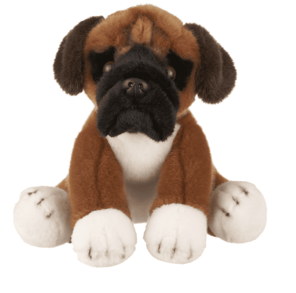 stuffed boxer puppy dog