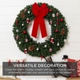 thumbnail image 2 of Corona de Navidad Best Choice Products, preiluminada, abeto, 48 pulgadas, con 200 LED, 2 of 7