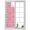 Pink, variant on Window Privacy Film Pink Pigs Stained Glass Window Film Decorative Window Cover Orange Checkered Farmhouse Art Plaid Elegant Animals Window Clings Static Adhesive Sticker for Bathroom 23.6"x59"