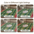 thumbnail image 7 of ODIKA 3'x5' Washable Throw Rug Stain Resistant, Low Profile, Non-Slip Endzone Stripes Soccer Hockey Shaped Artificial Football Field Lines Playful for Entryway, Kitchen, Mudroom, 7 of 7