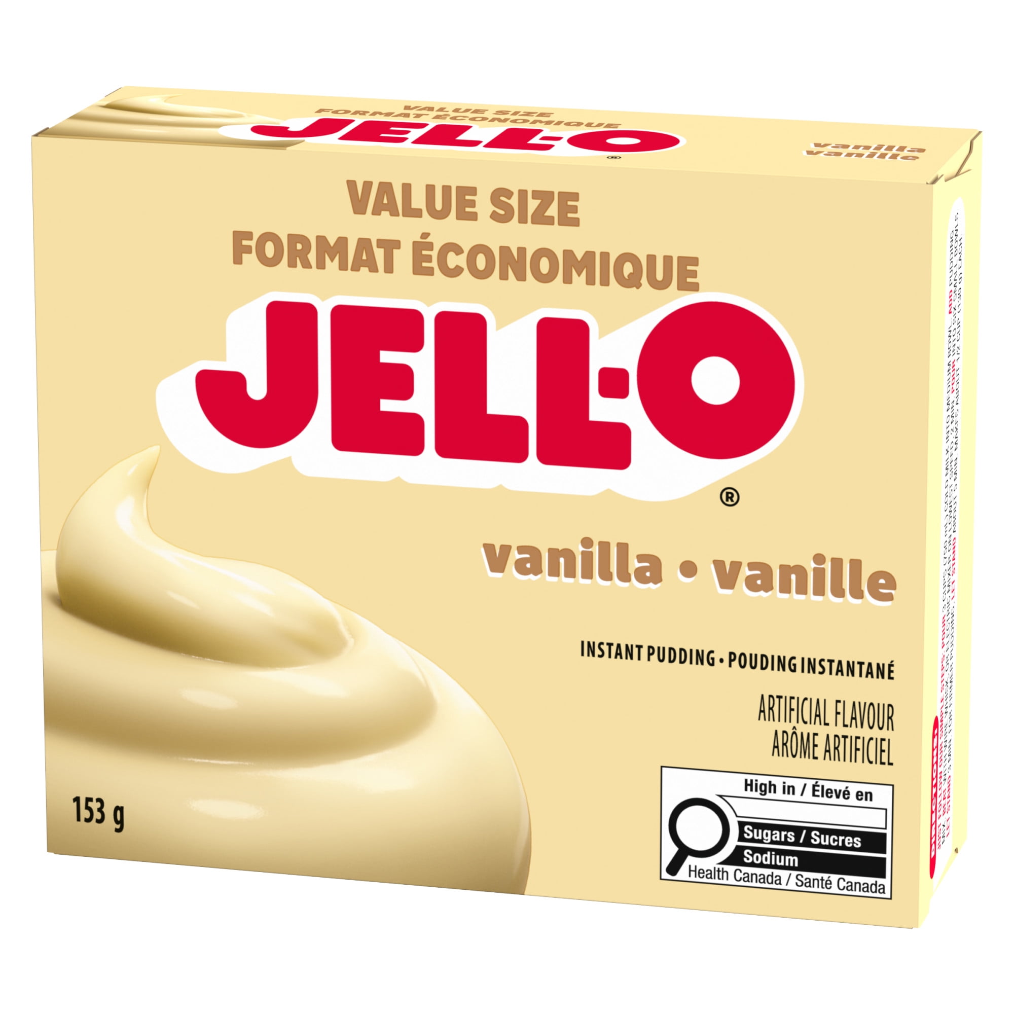 Jell-O Vanilla Instant Pudding Mix, Value Size, 153 g Box - Walmart.ca