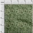 thumbnail image 2 of oneOone Cotton Flex Green Fabric Asian Batik Jacobean Motif Sewing Craft Projects Fabric Prints By Yard 40 Inch Wide, 2 of 4
