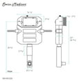 thumbnail image 5 of 2' x 6' Concealed In-Wall Toilet Tank Carrier System for Back to Wall Toilet, 5 of 5
