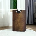 thumbnail image 6 of Yayeee Freestanding Laundry Hamper with Handle Collapsible Large Storage Basket for Clothes, Wood Grain, 6 of 7