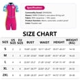 thumbnail image 3 of Naiovety Traje de neopreno para niños, traje de baño de una pieza de manga corta con cuello Multicolor para niñas, traje de baño para nadar y Deportes acuáticos Rojo púrpura L Naiovety OD003646-03, 3 of 6