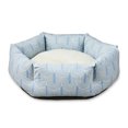 thumbnail image 4 of Vibrant Life Small Cozy Cuddler-Style Dog & Cat Bed, Blue Arch Print, 4 of 7