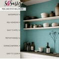 thumbnail image 4 of S4Sassy Modern Micro Geormetric Pattern Wallpaper Green Walls Covering,25" x 120" Self-Adhesive Vinyl Wall Paper, Decorative Wallwrap, Easy DIY Wall Covering For Bedroom, Cabinet, Living Space, 4 of 8