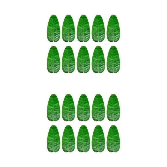 Inteprter 10 Uds. De manteles individuales grandes de hojas de plátano, posavasos para tazas de bebidas, tapetes de comedor para el hogar METRO 2Conjunto