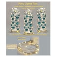 thumbnail image 4 of 750 Floating White Pearls- Large Sizes- Fills 10 Gallons of The Floating Transparent Water Gels for Your Vases- with Pre-Measured Prep Bags- and 30 Warm White Submersible Lights Strings, 4 of 7