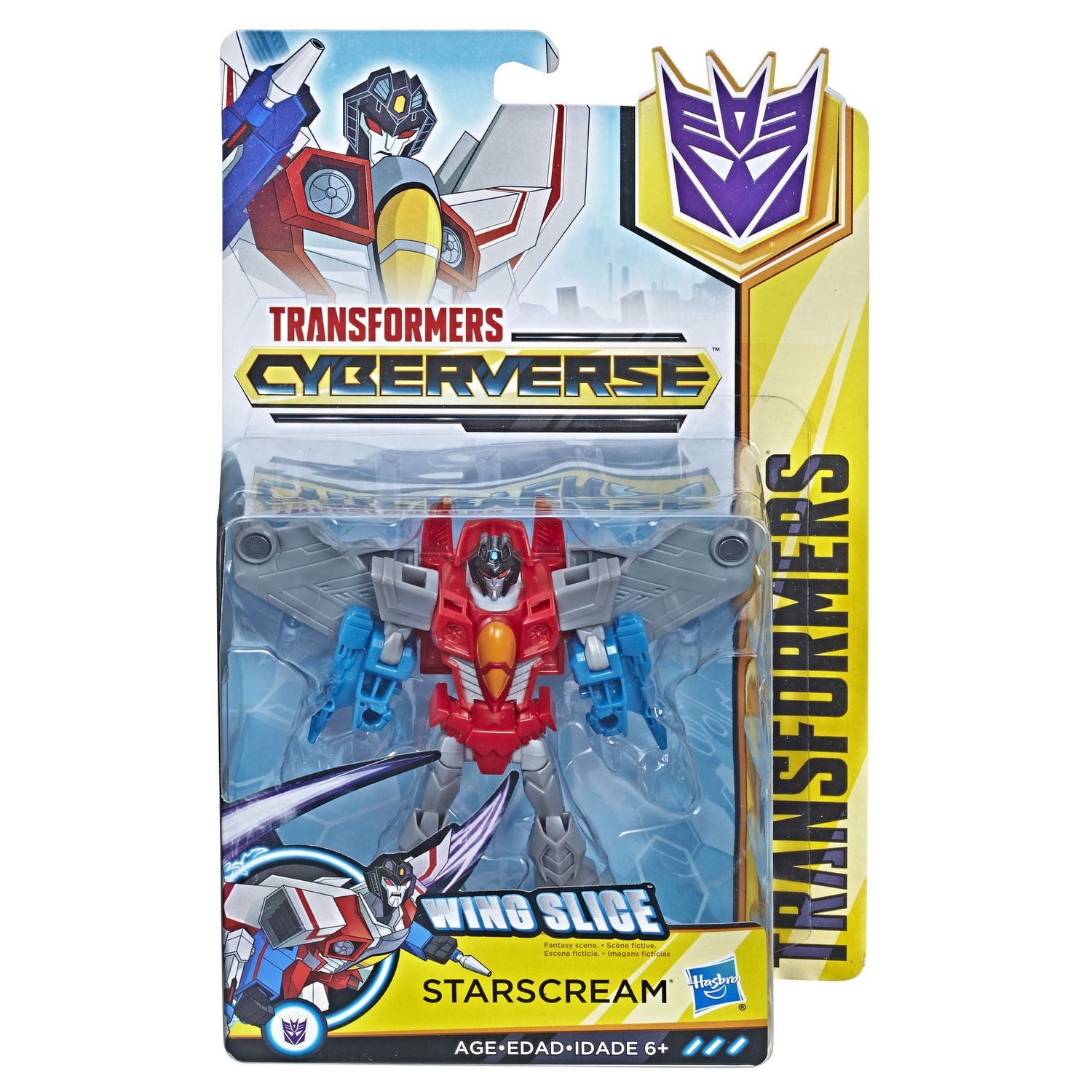 Transformers Cyberverse - Starscream de classe guerrier