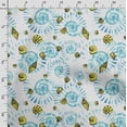 thumbnail image 3 of Soimoi Sea Shell Printed, Poly Canvas Fabric, Decor Sewing Fabric by The Yard 56 Inch Wide,Decorative Fabric for Curtains Tote Bags, Blue & Gray, 3 of 5