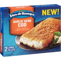 Van de Kamp's Garlic Herb Cod Fillets, 2 ct, 10 oz