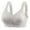 Gray, variant on Darzheoy Wire-Free Bra for Women Solid Color Comfortable Hollow Out Perspective Bra Underwear No Rims Sport Bras 40/90BC