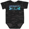 thumbnail image 3 of Inktastic Mermaid Vibes Text in Blues Boys or Girls Baby Bodysuit, 3 of 5