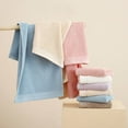 thumbnail image 3 of Namzi Towel Set, 2 Pcs White Towels - 35*78cm Premium Long-Staple Cotton Spa Towels, Soft Absorbent Wash Cloths for Showering, Ideal for Bathroom & Daily Use, 3 of 4
