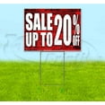 thumbnail image 1 of Sale Up To 20% Off (18" x 24") Yard Sign, Includes Metal Step Stake, 1 of 6