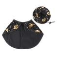 thumbnail image 1 of Transpirable suave capa sombrero trajes mago disfraces de Halloween Poncho capa 85CM Gloria Capa de Halloween, 1 of 9