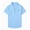 BU1, variant on MIXUE Shirts For Men Summer Solid Color V Neck Short Sleeve Casual Pullover Tops Tshirts Streetwear,Blue,S