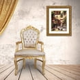 thumbnail image 3 of Fronckowiak, Art 12x14 Gold Ornate Wood Framed with Double Matting Museum Art Print Titled - Piazza, 3 of 4