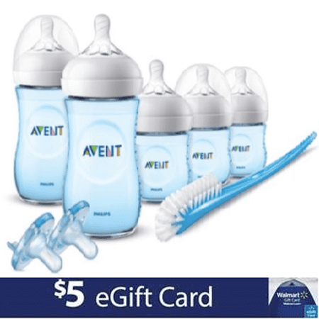 FREE Walmart $5 Gift Card with the purchase of a Philips Avent Natural Baby Bottle Blue Gift Set