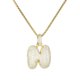 thumbnail image 1 of Qarigey Collar con letra mayúscula que reemplaza el colgante elegante antioxidante electrochapado suéter colgante joyería regalo de cumpleaños Ropa, zapatos y accesorios Miscelánea Tipo H Qarigey AP014974-08, 1 of 6
