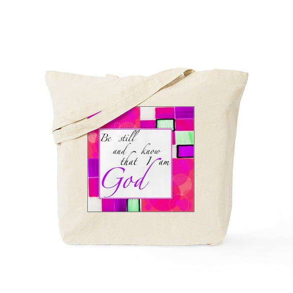 CafePress - Be Still Tote Bag - Unisex Canvas Tote Bag, Beige, 1-Piece