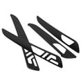 thumbnail image 1 of 4pcs Inner Door Panels with Memory Hole Interior Decoration Piano Black Fit for  GLE GLS ML GL 13-19, 1 of 8