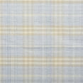 thumbnail image 6 of Feizy Jemma Transitional Plaid, Blue/Brown/Ivory, 2'6" x 8' Runner Stain Fade Resistant Handmade Rustic Floor Rug for Living room Bedroom, 6 of 7