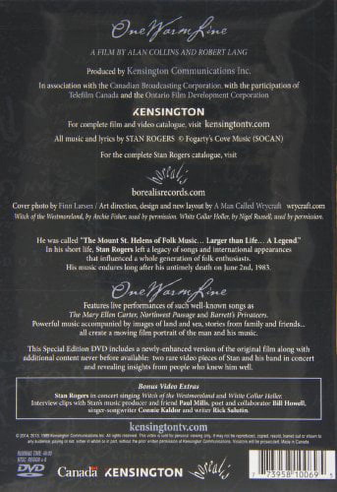 One Warm Line - The Legacy of Stan Rogers (DVD), Borealis