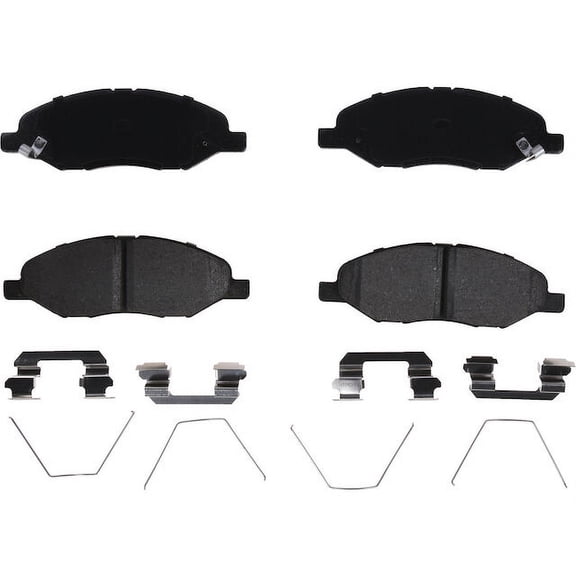 Front Brake Pad Set - Compatible with 2008 - 2011 Nissan Versa 1.6L 4-Cylinder 2009 2010