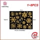 thumbnail image 2 of Papel tapiz de Año Nuevo para decoración de ventanas, pegatinas electrostáticas de copos de nieve con purpurina de Navidad, de 1 a 8 piezas, 2 of 4